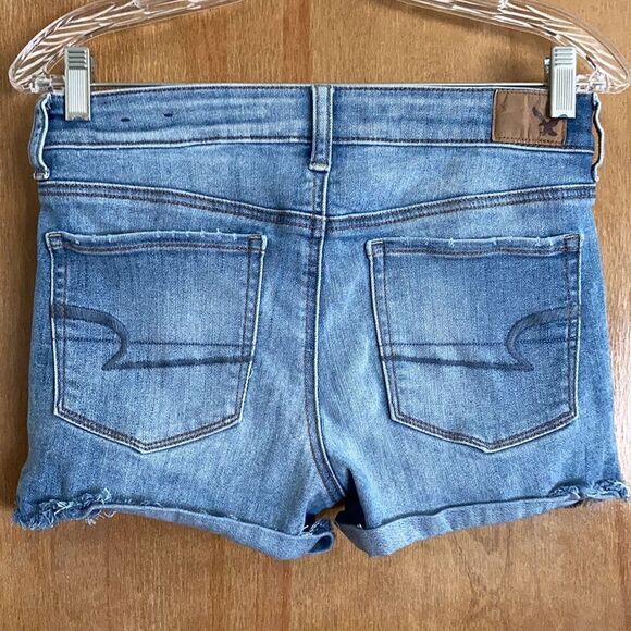American Eagle Super Super Stretch Hi Rise Shortie - Picture 2 of 7